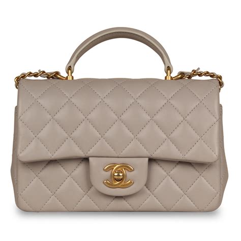 chanel mini boston bag|Chanel mini flap bag with top handle.